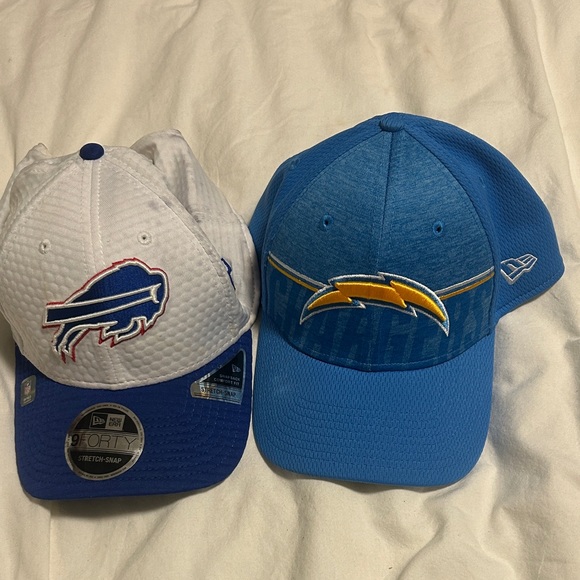 New Era Other - New Era Blue and White Team Caps